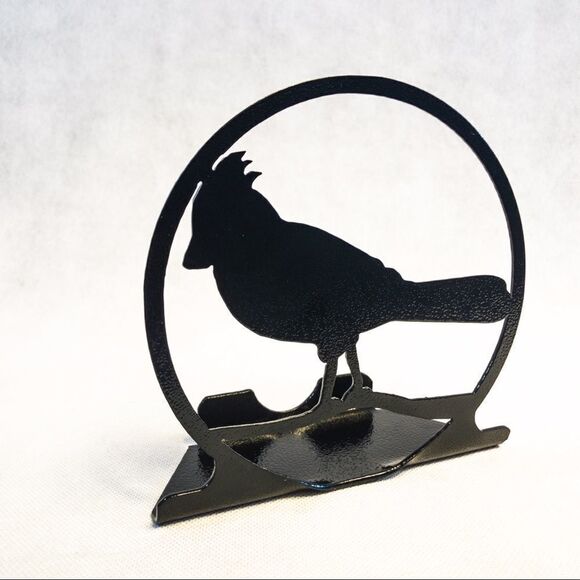 Handcrafted Metal Bird Napkin Holder - Picture 7 of 7